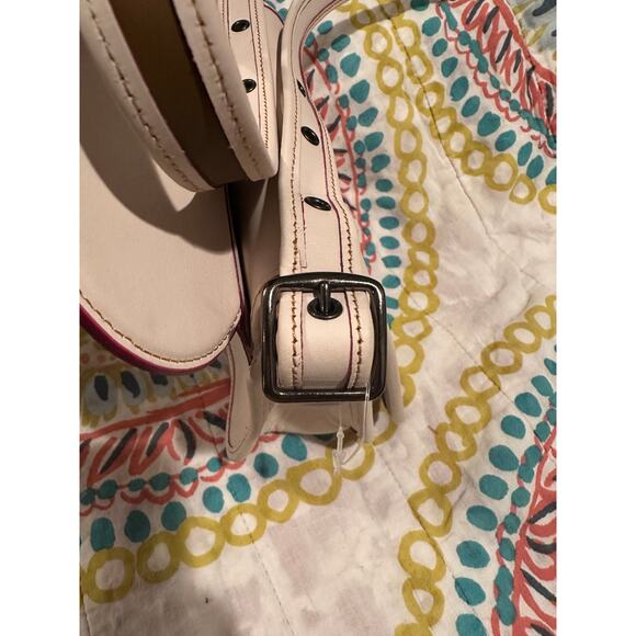 Disney x Coach Patricia Saddle Crossbody With Mickey Mouse Ears Bag Chalk - Picture 5 of 7